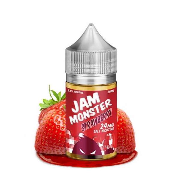 Jam Monster - Strawberry Nic Salts (30ml) - Jam Monster 48mg