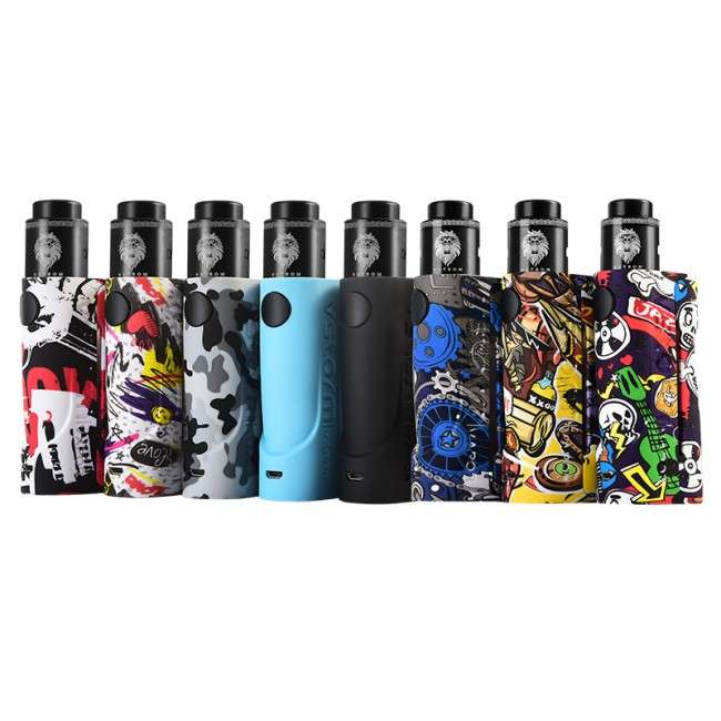 Vapor Storm  ECO 90w+ Kit with RDA - Vapor Storm Black + Red