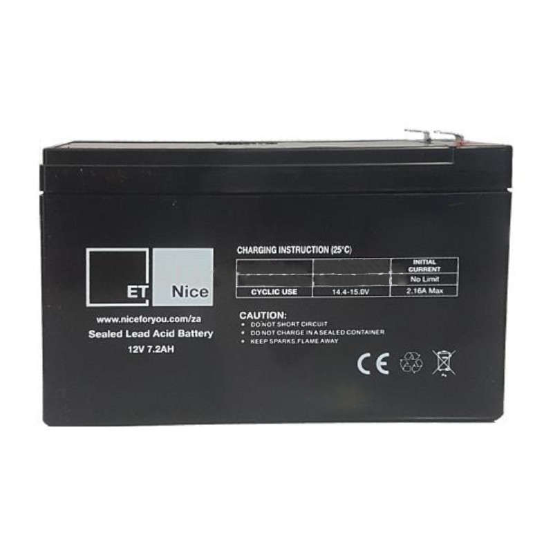 ET 12V 7.2Ah SLA Battery