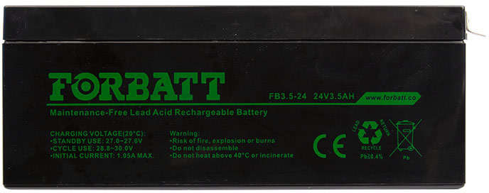 Forbatt 24Volt 3.5Ah Battery