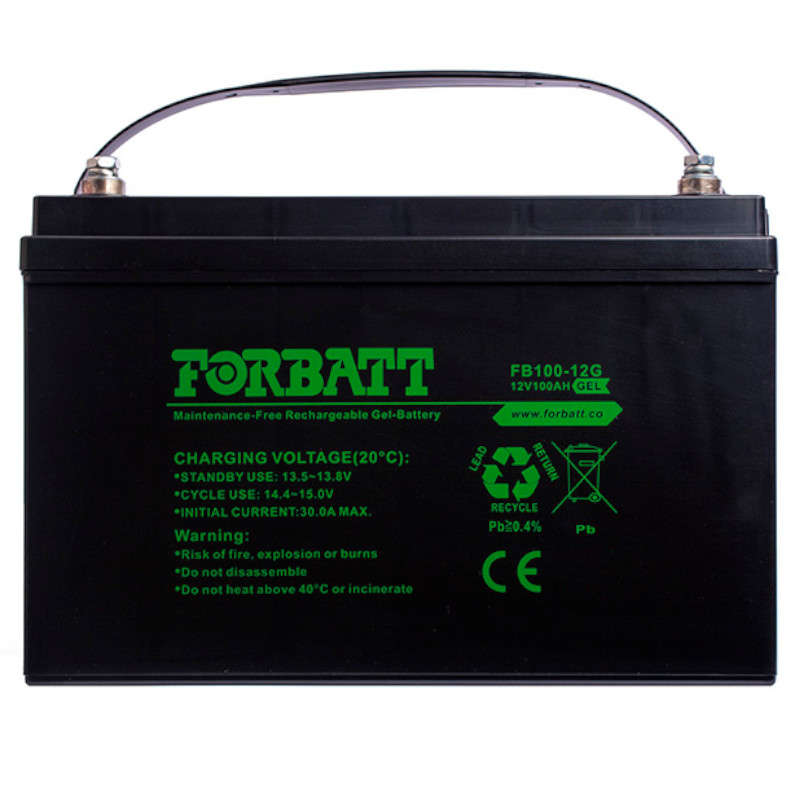 Forbatt 12Volt 100AH Gel Battery