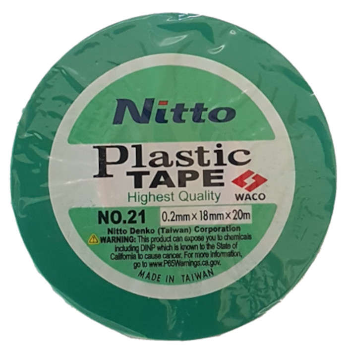 NITTO Insulation Tape 18MM Green
