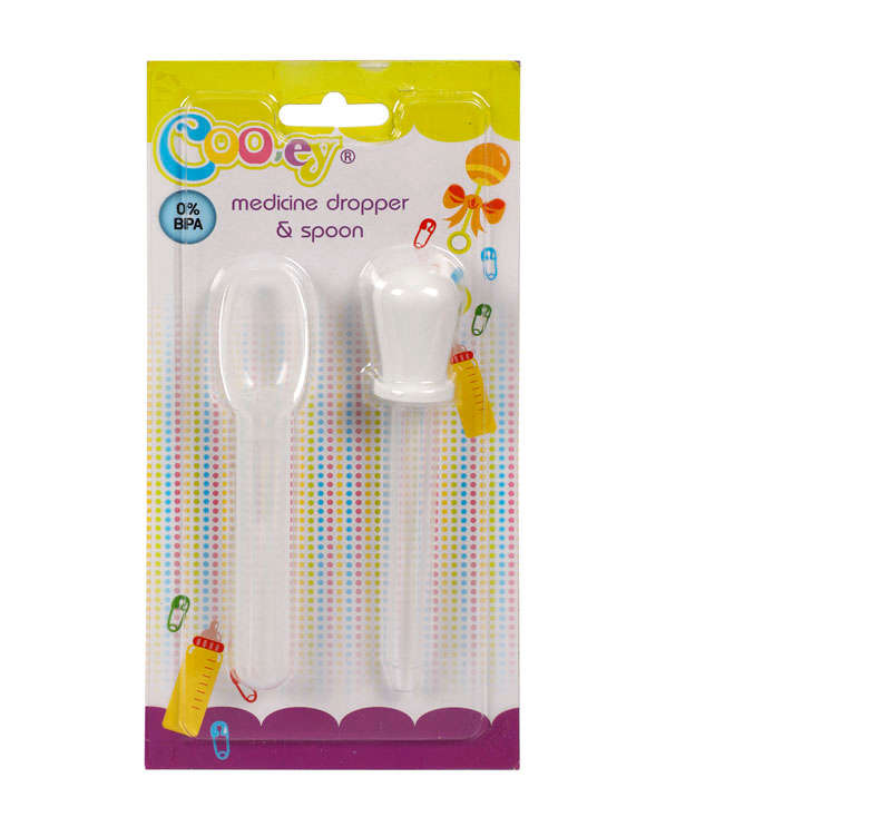 Bulk Pack 6 X Cooey Medicine Dropper and Spoon