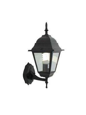 Eurolux 4 Up Panel Wall Lantern - Black