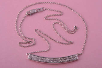 9ct White Gold Necklace |  |