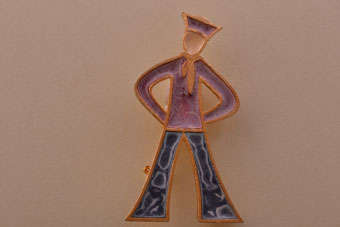 Vintage Sailor Brooch |  |