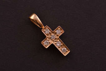 Gold Modern Cross |  |