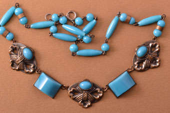 Glass Art Deco Necklace |  |