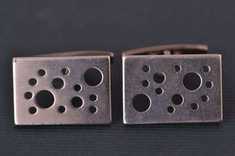 Silver Retro Cufflinks |  |