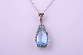 Silver Art Deco Pendant |  |