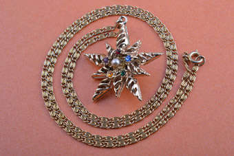 Vintage Gilt Pendant |  |