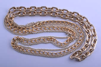 1980's Gilt Necklace |  |