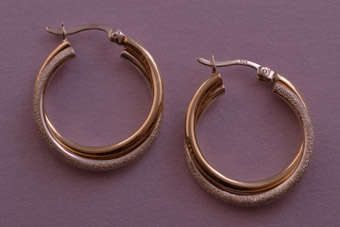Silver Gilt Earrings |  |