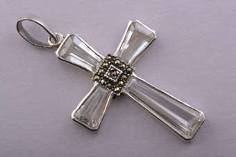 Silver Modern Cross |  |
