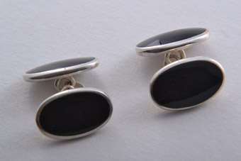 Silver Modern Cufflinks |  |