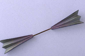 Plastic Art Deco Hat Pin |  |
