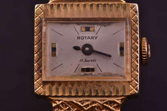 Gilt Retro Rotary Watch |  |