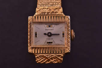 Gilt Retro Rotary Watch |  |