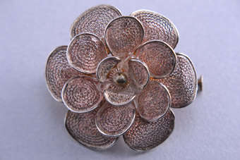 Silver Flower Brooch |  |