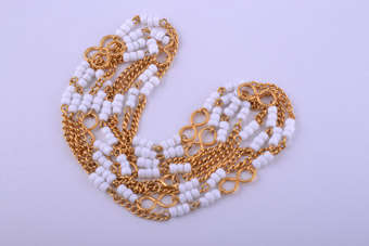 Gilt & Glass Necklace |  |