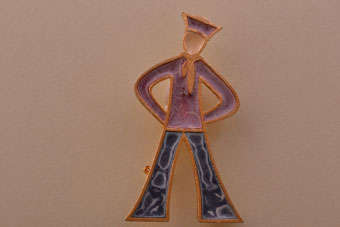 Vintage Sailor Brooch |  |