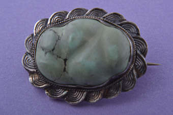 Silver Oriental Brooch  |  |