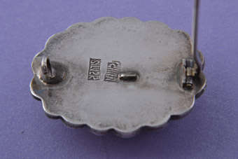 Silver Oriental Brooch  |  |