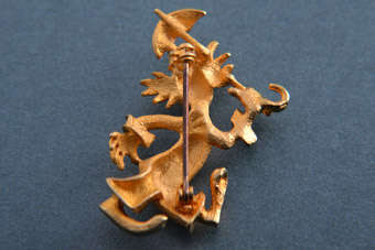 Gilt Clown Brooch |  |