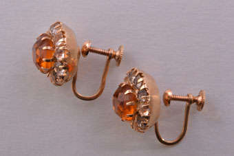 Gold Vintage Earrings | National Free Shipping |
