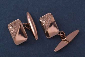 9ct Gold 1930's Cufflinks |  |