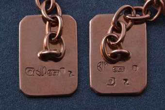 9ct Gold 1930's Cufflinks |  |