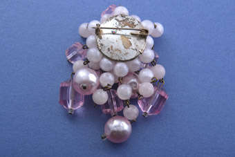 1950's Brooch With Beads |  |