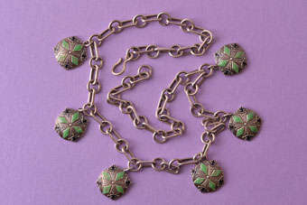 Silver Art Deco Necklace |  |