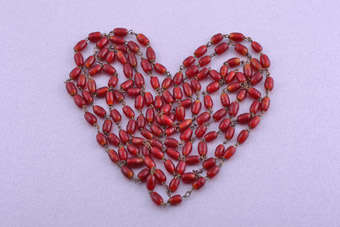 Red Glass Beads Necklace |  |