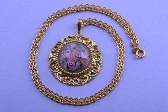 1960's Gilt Pendant |  |