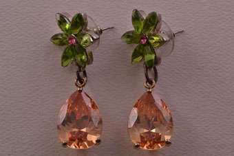Modern Stud Drop Earrings |  |