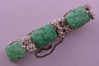 Chrome Art Deco Bracelet |  |