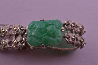 Chrome Art Deco Bracelet |  |