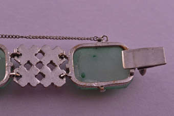 Chrome Art Deco Bracelet |  |