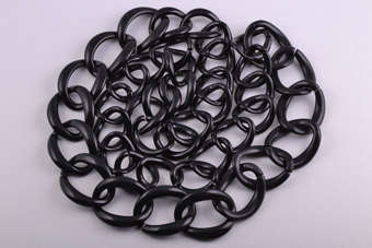 Black Plastic Necklace |  |