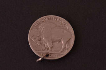 1930's Silver Coin Charm