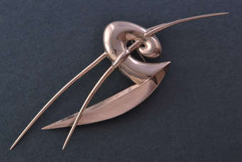 Silver Modernist Brooch |  |