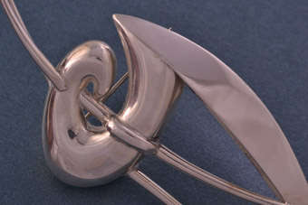 Silver Modernist Brooch |  |