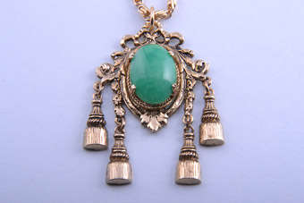 1960's Gilt Pendant |  |
