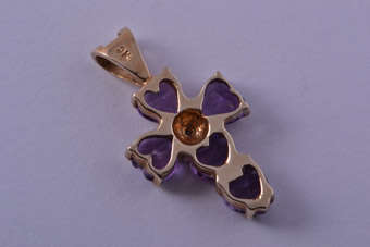 9ct Gold Modern Cross |  |