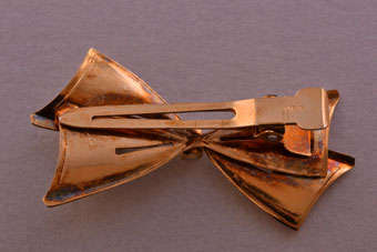 Gilt 1950's Hair Clips |  |