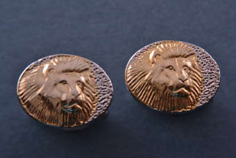 Modern Lion Cufflinks | National Free Shipping |