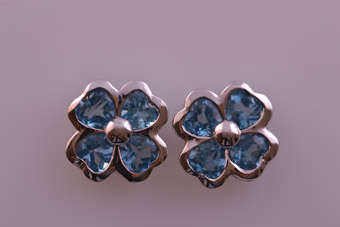 Gold Modern Stud Earrings |  |