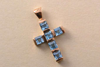 Gold Modern Cross |  |