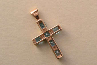Gold Modern Cross |  |
